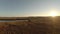 Maine Aerial Estuaries Sunset