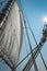 Mainsail, Lines and Flag