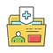 maintaining health color icon vector illustration