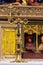 MAINZ, GERMANY - MAY 14: A gold-decorated detail of the pompous high altar of St. Stephan`s church