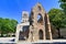 Mainz, Germany, Ruins of Gothic church of St. Christoph, also called `Baptistry of Johannes Gutenberg` in city center