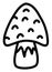 Maitake mushroom, icon