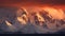 Majestic Antarctic Mountain Range at Midday