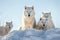 Majestic Arctic Wolves