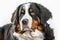 Majestic Bernese Mountain Dog Portrait