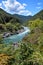 The majestic Buller River Enters the West Coast Buller Gorge.