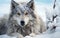 Majestic Canine Portrayal, High-Resolution Siberian Dog Image, Generative Ai