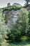 Majestic castle high up on a cliff in Liechtenstein