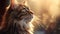 Majestic Cat: A Hyper-detailed Rendering In Soft Light