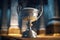 Majestic champion\\\'s trophy as a symbol of triumph and accomplishment.