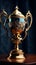 Majestic champion\\\'s trophy as a symbol of triumph and accomplishment