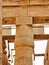 Majestic chapiter of column in Karnak temple