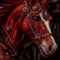 Majestic Chestnut Equine Portrait