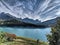 Majestic clouds over the french alps