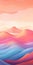 Majestic Desertwave: Ai-generated Abstract Landscape Artwork