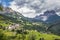 Majestic Dolomites Mountainous surrounding the villages of Colle Santa