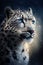 Majestic Elegance: A Beautiful and Intricately Detailed Portrait of a Snow Leopard Exquisite Lighting Generative AI