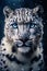 Majestic Elegance: A Beautiful and Intricately Detailed Portrait of a Snow Leopard Exquisite Lighting Generative AI