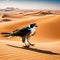 majestic falcon roaming vast