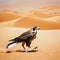 majestic falcon roaming vast