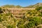 The majestic, four storey, Eagle Aqueduct that spans the ravine of Cazadores near Nerja, Spain