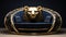 The Majestic Gold Bear Throne A Hyperrealistic Adventure In Design