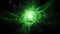 Majestic Green Nebula Explosion in Deep Space