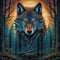 Majestic Grey Wolf: A Portrait of Nature\'s Apex Predator