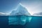 Majestic Iceberg in Crystal Clear Arctic Waters