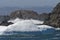 A majestic iceberg near the shore in the fishing village of Twillingate