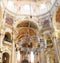 Majestic indoor view of Cathedral castle. Prague