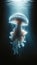 Majestic Jellyfish Underwater, Marine Life Elegance