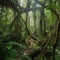Majestic Jungle Canopy: A Glimpse into Natures Untamed Beauty
