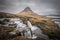 Majestic Kirkjufell and waterfall in west Iceland