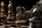 Majestic Knight Chess Piece - A Timeless Chess Piece - Generative AI