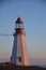 MAJESTIC LIGHTHOUSE at PORT AUX CHOIX, NEWFOUNDLAND