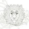 majestic lion coloring page