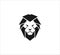 majestic lion head vector icon logo design symbol of luxury, strength, royal kingdom and dominance