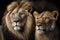 Majestic Lions in Photorealistic Art. Perfect for Posters and Wallpapers.