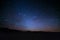 The majestic Magellanic Clouds, outstandingly bright, captured from the Andea highlands in Bolivia, South America.