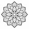 Majestic Mandala Flower Coloring Pages: Easy Printables In The Style Of Fernando Amorsolo