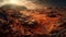 Majestic Mars: A Stunning Photoshoot of a Martian Crater with Sony A9 and 35mm Lens
