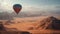 Majestic Martian Landscape: Stunning Balloon Footage in Unreal Engine\\\'s Stunning Detail