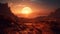 Majestic Martian Sunrise: Stunningly Cinematic with Unreal Engine and Hyper-detailed MegCz%