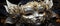 Majestic Masquerade: Elegance and Mystery Behind the Golden Mask.