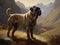 The Majestic Mastiff in a Mountainous Landscape