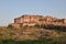 Majestic Mehrangarh Fort located in Jodhpur, Rajasthan, is one of the largest forts in India.