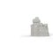 Majestic miniature castle on a white background - 3D render illustration