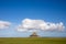 Majestic Mont Saint-Michel castle on a sunny day, France