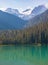 Majestic mountain lake in Canada. Upper Joffre Lake Trail View. Joffres Lake in the Provincial park in British Columbia. Travel